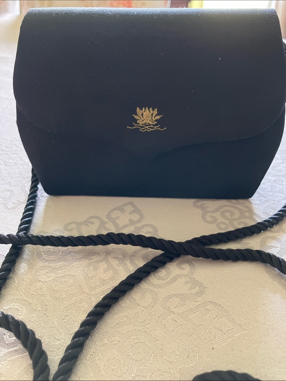 Vintage Chopard Black evening Bag/ clutch